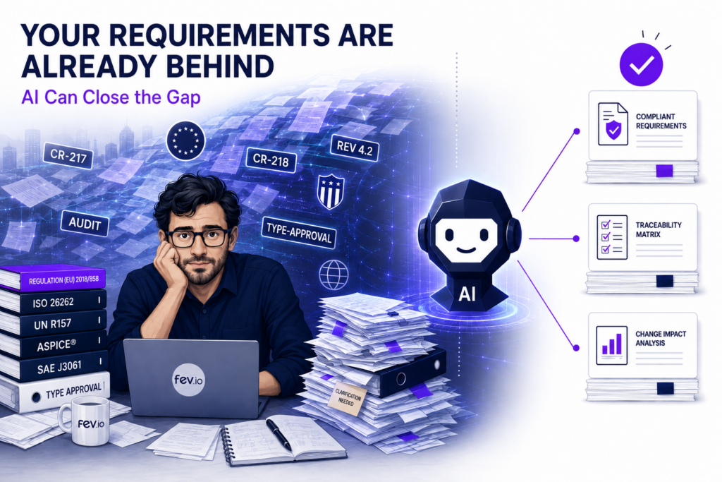 Your requirements are already behind. AI can close the gap.
