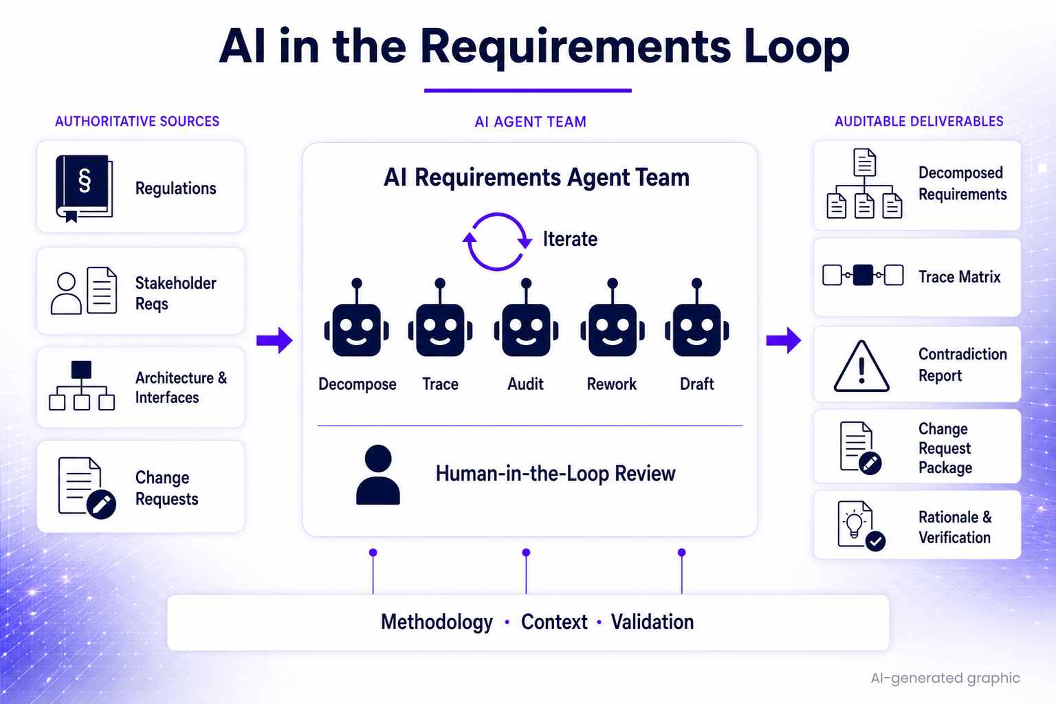 Your requirements are already behind. AI can close the gap.